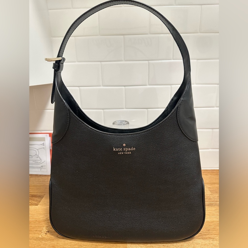 Kate Spade Elegant Black Aster Hobo shoulder bag